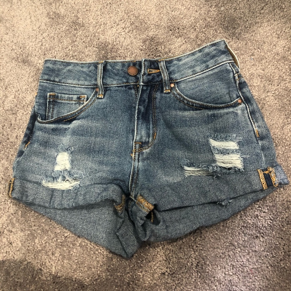 Pacsun High Rise Jean Shorts